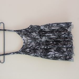 Adorable palm tank babydoll top